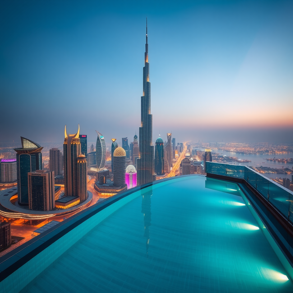 Infinity pool experience