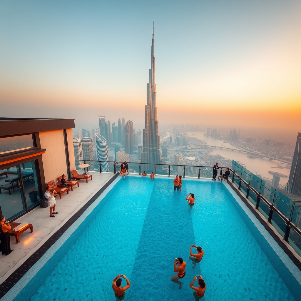 Infinity pool experience