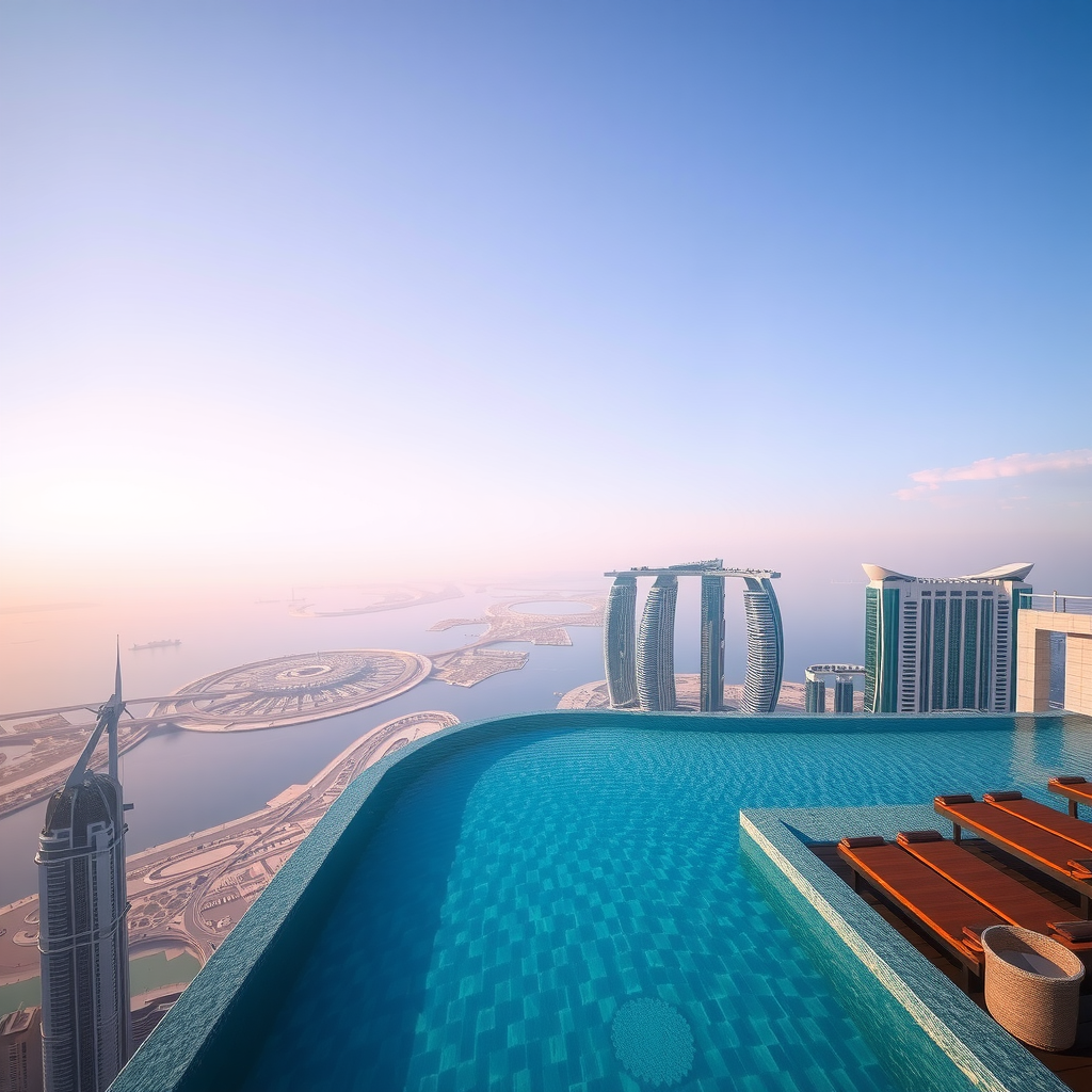 Palm Jumeirah sunset