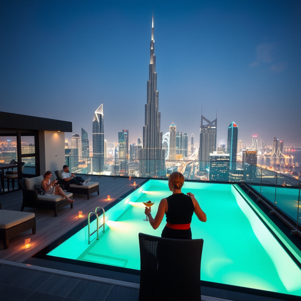Night swimming experience